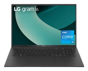 LG Gram 16ZB90RU Intel® Core™ i5 i5-1334U (16") WQXGA 16 GB LPDDR4x-SDRAM 512 GB SSD Wi-Fi 6E (802.11ax) Windows 11 Pro Czarny 16ZB90RU-G.AP55G - Laptopy - miniaturka - grafika 1
