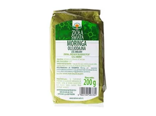 Moringa olejodajna liść mielony 200g NATURA WITA - Zioła - miniaturka - grafika 1