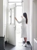 Szlafroki damskie - Aquanova Szlafrok EINAR ivory - miniaturka - grafika 1