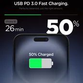 Ładowarki do telefonów - Spigen Ładowarka sieciowa ArcStation Essential EE201EU PD 3.0, USB-C 20W, biała - miniaturka - grafika 1