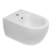 Bidety - Bidet podwieszany Rea Olivier biały- Dodatkowo 5% rabatu na kod REA5 - miniaturka - grafika 1