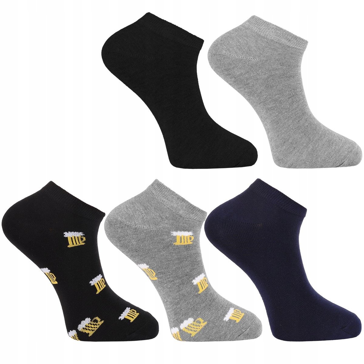 Skarpety Skarpetki STOPKI Męskie Bawełniane 5 Par r. 43-45