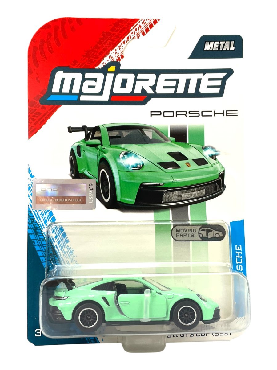 MAJORETTE PORSCHE EDITION PORSCHE 911 GT3 CUP (992) ZIELONY 1:62 8502100002