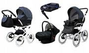 Wózki dziecięce - Babylux Margaret 4w1 + baza isofix 5903890854430 - miniaturka - grafika 1