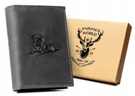 Portfele - Portfel Always Wild N4-CHM-DOG-2 c. brązowy - miniaturka - grafika 1