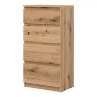 Komody - Komoda REMI RM04 Dąb Evoke - miniaturka - grafika 1