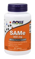 Aminokwasy - Now Foods Foods SAMe - S-Adenozylo L-Metionina 400 mg (60 tabl.) - miniaturka - grafika 1