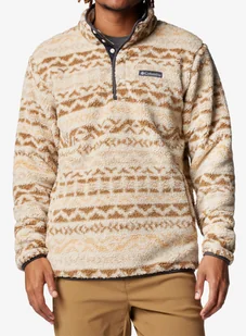 Bluza polarowa Columbia Rugged Ridge Half Snap Fleece - dark stone/delta madras multi - Bluzy sportowe męskie - miniaturka - grafika 1