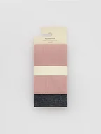 Rajstopy - Reserved - Rajstopy z mikrofibry 2 pack - brudny róż - miniaturka - grafika 1