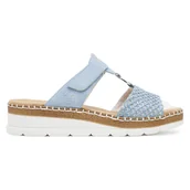 Klapki i japonki damskie - Klapki Rieker V1243-10 - miniaturka - grafika 1