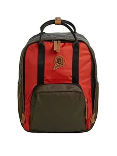 Plecak INVICTA - SHYLLA, Czerwony / Brązowy - Kieszeń na PC do 13 '' - Torebka Study, Work and Leisure - Materiał ECO Material - Plecak damski - Plecaki - miniaturka - grafika 1