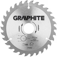 Tarcze do pił - Graphite tarcza do drewna 165mm 30 zębów widia 57H652 - miniaturka - grafika 1