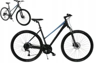 Rowery - Rower crossowy 28" KANDS CANAVARO rama 17" grafitowy błękitny R24 - miniaturka - grafika 1