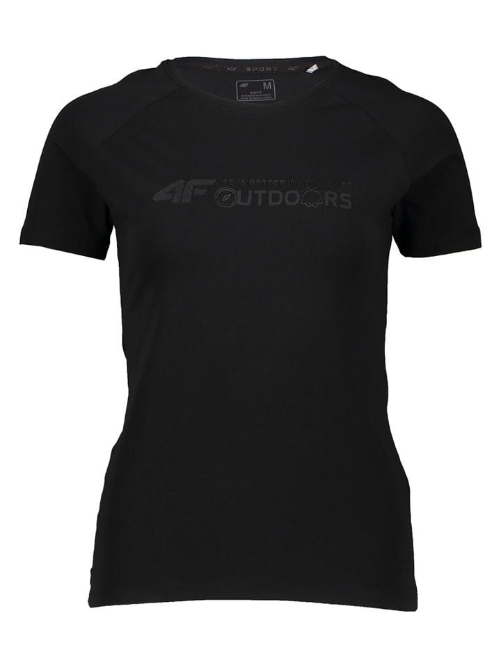 4F Koszulka w kolorze czarnym