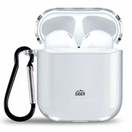 Akcesoria do słuchawek - Apple Eiger Etui Eiger Glacier Case, Airpods 1/2, przezroczyste 5055821755658 - miniaturka - grafika 1