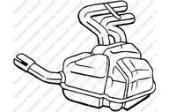 Tłumiki - BOSAL Tłumik końcowy 247-041 - miniaturka - grafika 1