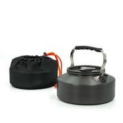 Zasobniki i wymienniki - Camping Kettle Outdoorowy czajnik z aluminium w Czarny o pojemności 1.1 L - miniaturka - grafika 1