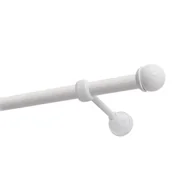 Karnisze - Karnisz DECASTYL Gałka Max pojedynczy 320 cm Biały - miniaturka - grafika 1