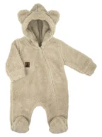 Pajacyki dla niemowląt - Chłopięcy Pajac luna Beżowy, Nicol,r.80 - miniaturka - grafika 1