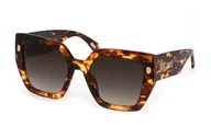 Okulary przeciwsłoneczne - Okulary JUST CAVALLI SJC021-530743. Okulary przeciwsłoneczne, Kolor brązowy. Kobieta. - miniaturka - grafika 1