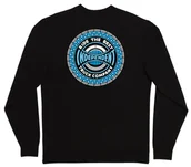 Bluzy męskie - bluza męska INDEPENDENT TILE SPAN EMBROIDERED CREW MIDWEIGHT SWEATSHIRT BLACK - miniaturka - grafika 1