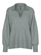 Swetry damskie - Pieces Sweter w kolorze miętowym - miniaturka - grafika 1
