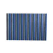 Obrusy i serwetki - Mata stołowa PVC 45 x 30 cm paski niebieskie - miniaturka - grafika 1