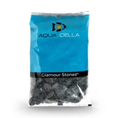 Pozostałe akcesoria do akwarium - GRAVEL Pebbels Black Żwir czarny Kamienie 2 kg (10-50mm) - miniaturka - grafika 1