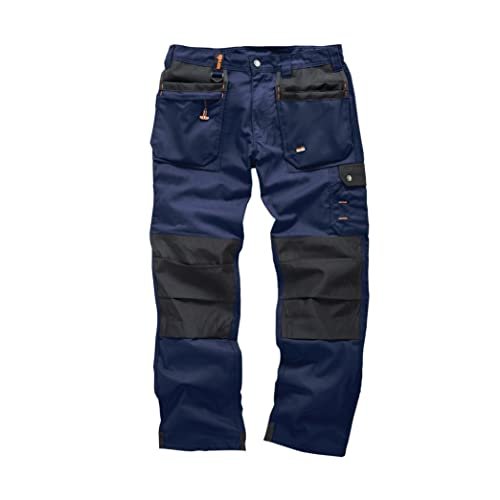 Scruffs Worker Plus spodnie granatowe, 36R (T53917)