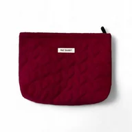 Kosmetyczki, organizery i kuferki - Kosmetyczka jednokomorowa pikowana serca 25 x 5 x18 cm KS120BOR - miniaturka - grafika 1