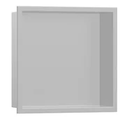 Półki łazienkowe - Hansgrohe XtraStoris Original - Wnęka ścienna z ramką, 30x30x10 cm, szarość betonu 56061380 - miniaturka - grafika 1