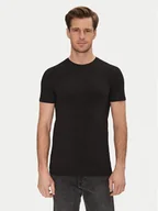 Koszulki męskie - Resteröds Komplet 2 t-shirtów 27040 2 Czarny Slim Fit - miniaturka - grafika 1