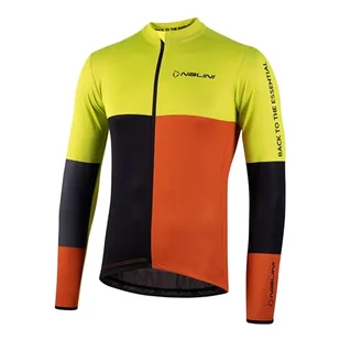 NALINI New LS Coffee Jersey Długi sweter Męski - Swetry męskie - miniaturka - grafika 1