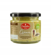 Słodkie kremy i masła - Krem pistacjowy z czekoladą z pistacji sycylijskich 190g - Gusto Etna - miniaturka - grafika 1