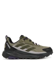 adidas Trekkingi Terrex Anylander Rain.Rdy JQ9962 Khaki - Buty trekkingowe damskie - miniaturka - grafika 1