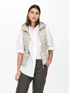 Kamizelki damskie - ONLY Kamizelka New Tahoe 15205760 Écru Regular Fit - miniaturka - grafika 1