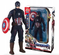 Figurki dla dzieci - KAPITAN AMERYKA KOLEKCJONERSKA FIGURKA SUPERBOHATEROWIE MARVEL PREZENT - miniaturka - grafika 1