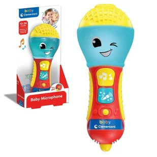 Clementoni Baby Mikrofon Edukacyjny Dla Dzieci 10m+ - Zabawki interaktywne dla dzieci - miniaturka - grafika 1