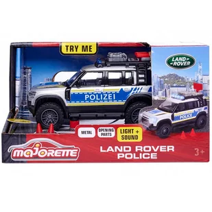 MAJORETTE Rover policja 12,5 cm 371-2000 - Samochody i pojazdy dla dzieci - miniaturka - grafika 5