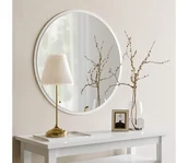 Lustra - Lustro ścienne AYNA 60 cm białe - miniaturka - grafika 1