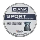 Osprzęt do wiatrówek - Śrut Diana Sport 4,5 mm 500 szt. - miniaturka - grafika 1