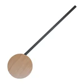 Lampy ścienne - JAVA BLACK WOOD KINKIET 1 PŁ - miniaturka - grafika 1