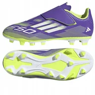 Piłka nożna - Buty adidas F50 Club Vel Jr FG/MG JI0036 fioletowy 29 - miniaturka - grafika 1