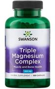 Witaminy i minerały - SWANSON Triple Magnesium Complex 100caps - miniaturka - grafika 1