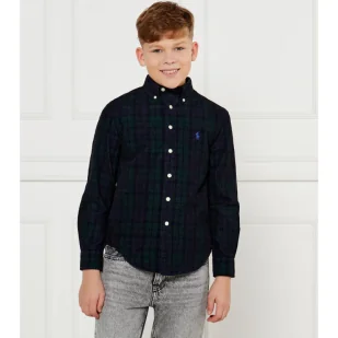 POLO RALPH LAUREN Sztruksowa koszula Regular Fit - Bluzki dla chłopców - miniaturka - grafika 1