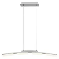 Lampy sufitowe - Rabalux Eucalyptus 2957 lampa wisząca zwis 1x20W LED 3000K biała/chrom - miniaturka - grafika 1