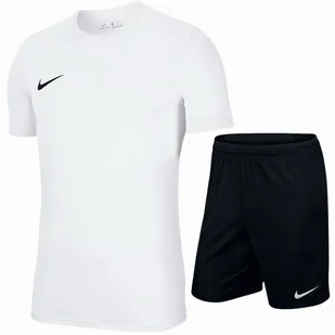 Zestaw Nike Biała Koszulka T-shirt + Spodenki Czarne Dri-fit R. M - Koszulki męskie - miniaturka - grafika 1