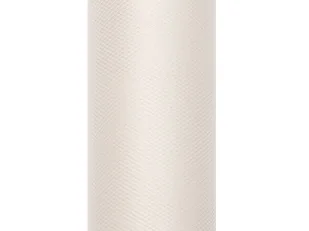 PartyDeco Tiul gładki, kremowy, 0,30 x 9 m TIU30-079 - Pasmanteria - miniaturka - grafika 2