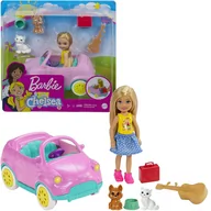 Lalki dla dziewczynek - Barbie Chelsea Auto na wakacje laleczka i akcesoria - miniaturka - grafika 1