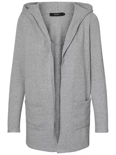 Vero Moda Kardigan "Doffy" w kolorze szarym - Swetry damskie - miniaturka - grafika 1